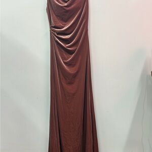 Revelry Brown Velvet Dress Size 12